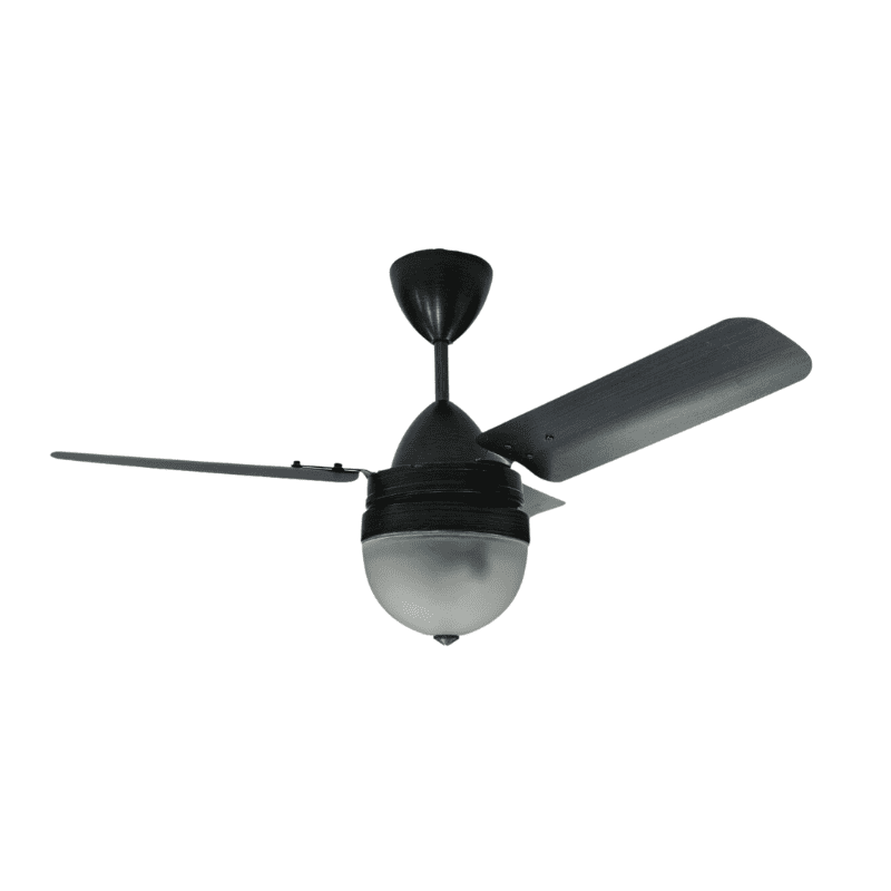 High Breeze Motor Gun Metal | 3 Blade Aluminium 900mm Gun Metal | Tara Light Kit | Regulator 1F1S