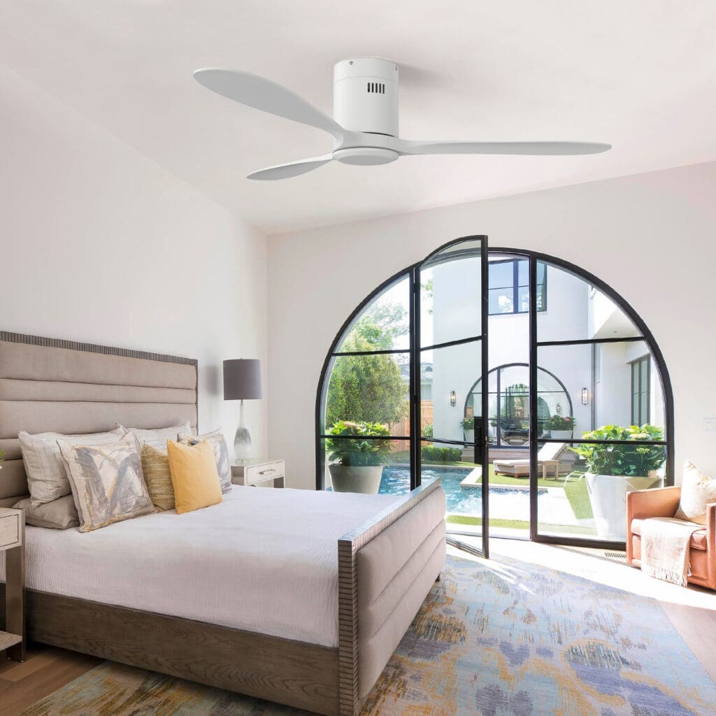 Solent ceiling Fan - Hugger Fan